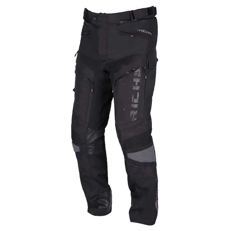 Motoristične hlače RICHA Infinity 2 Adventure črna razprodaja