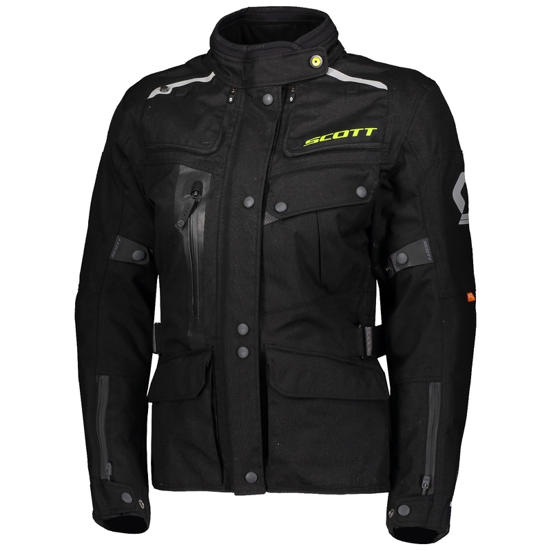 Ženska motoristična jakna SCOTT Voyager Dryo black