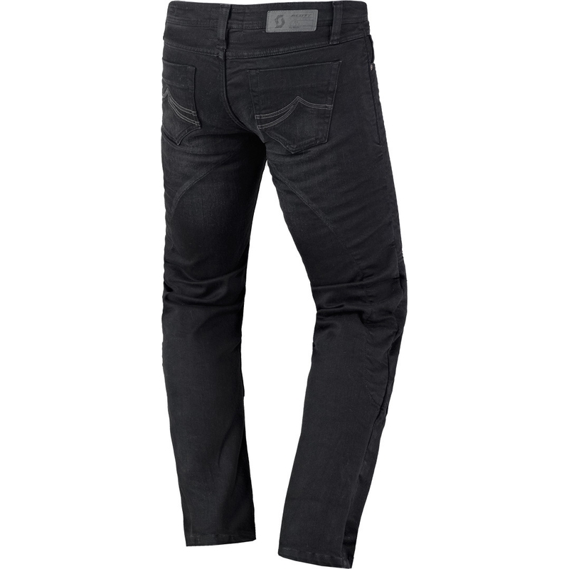Ženske hlače SCOTT Denim Stretch Motorcycle Jeans Black