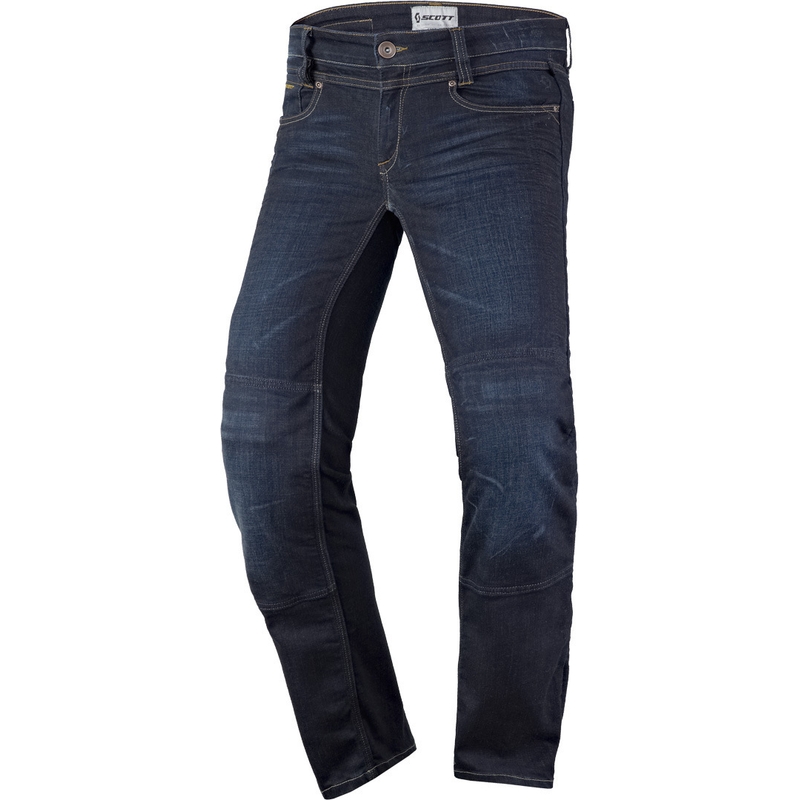 SCOTT Denim Stretch Motorcycle Jeans Blue za ženske