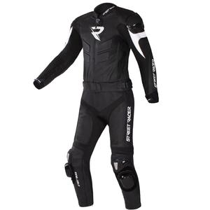 Street Racer Fast Track 2 Black Motorcycle Coverall