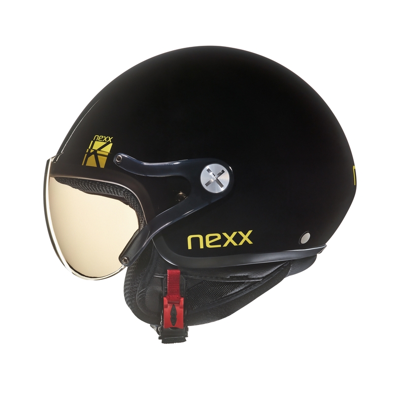 NEXX X.60 Kids K odprta motoristična čelada črna