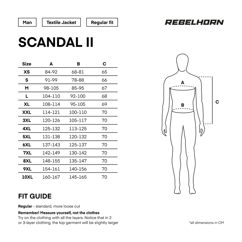 Rebelhorn Scandal II motoristična jakna silver-black