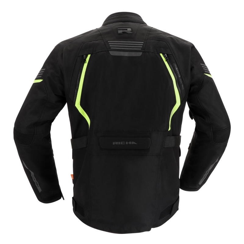 Motoristična jakna RICHA Phantom 3 black-fluo yellow razprodaja