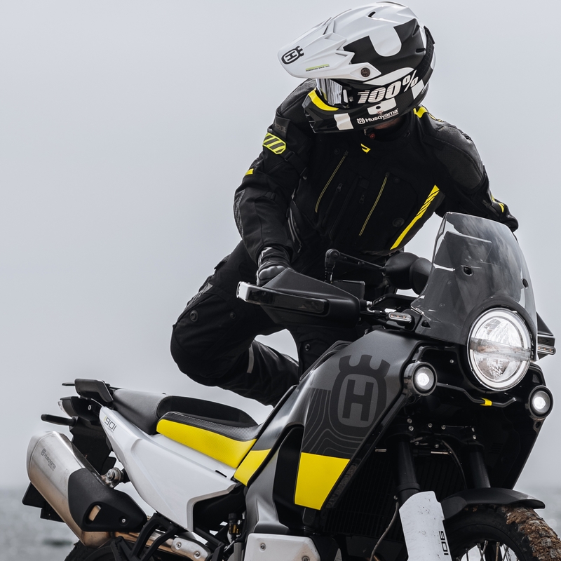 Rebelhorn Patrol črno-sivo-fluo rumena motoristična jakna