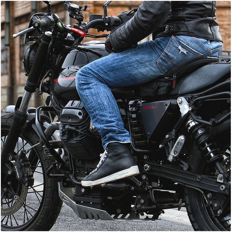 Stylmartin Core črno-beli motoristični škornji