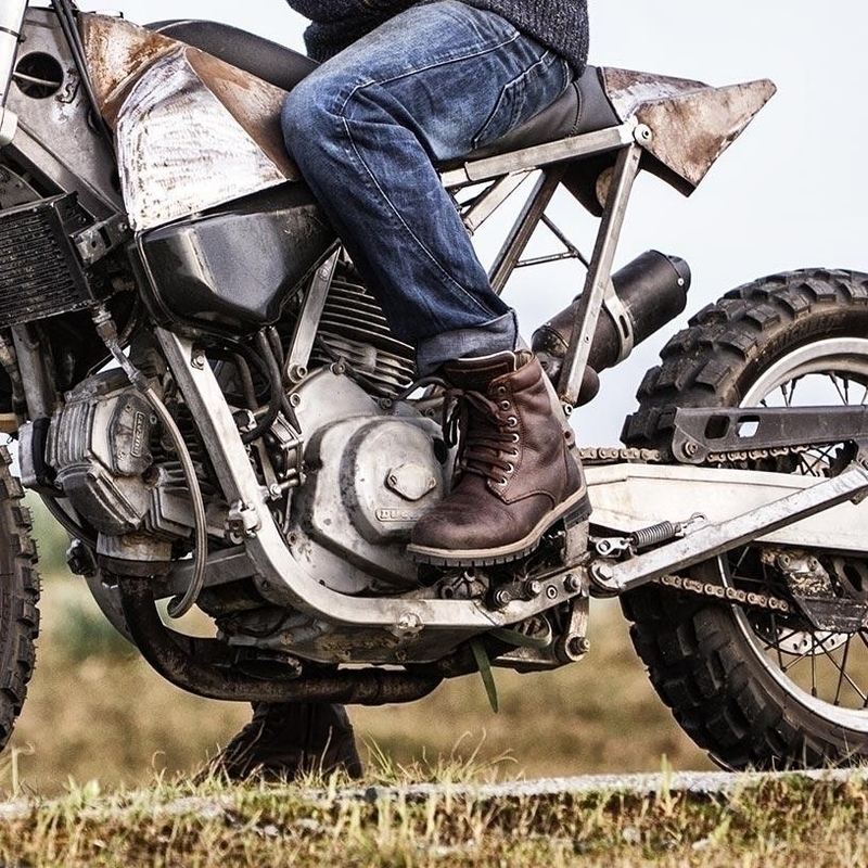 Motoristični škornji Stylmartin Ace rjavi