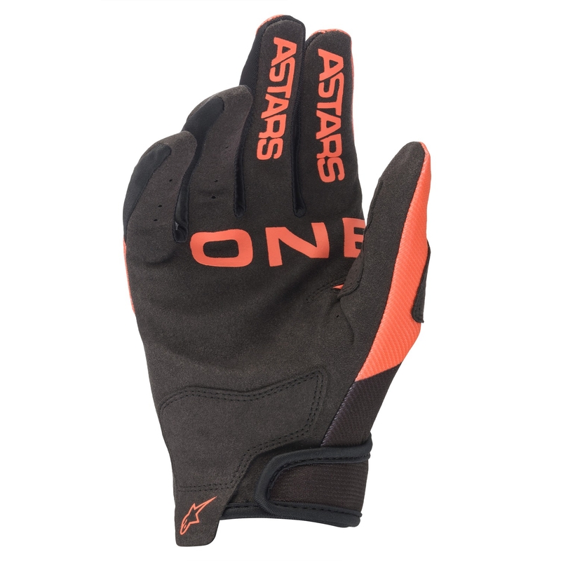 Alpinestars Radar otroške rokavice za motokros črno-oranžne barve
