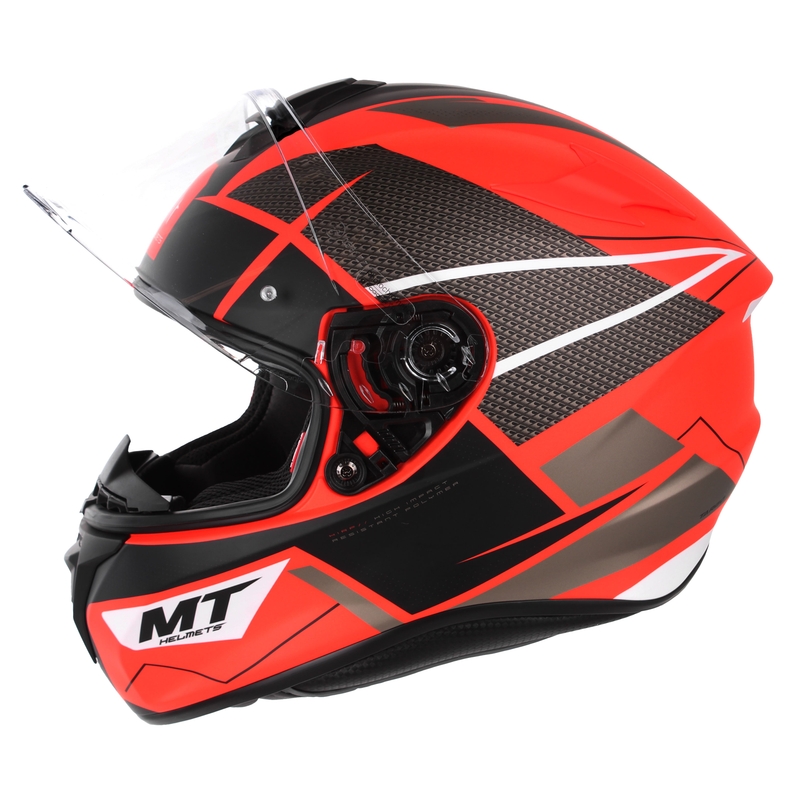 MT Targo Podium D5 integralna motoristična čelada rdeče-črna razprodaja