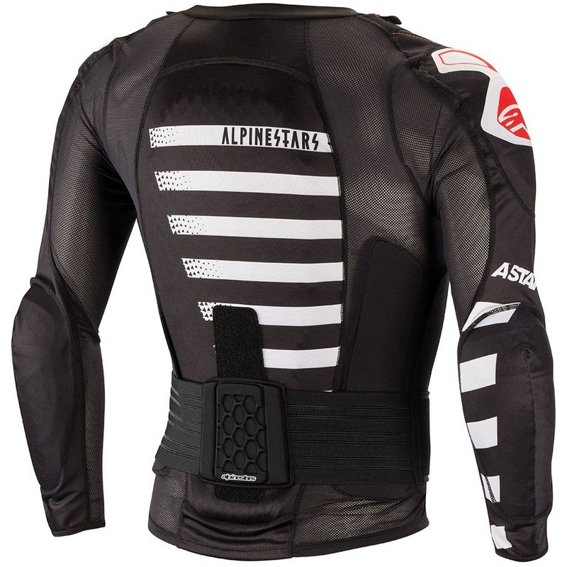Alpinestar Sequence Protection Črna, bela in rdeča zaščita telesa