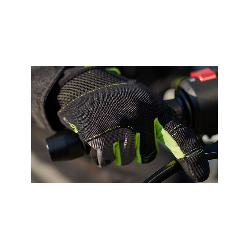 Motoristične rokavice SEVENTY DEGREES SD-C48 black-fluo yellow