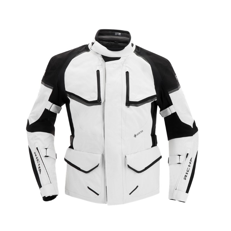 Motoristična jakna RICHA Atlantic 2 Gore-Tex black-grey - razprodaja