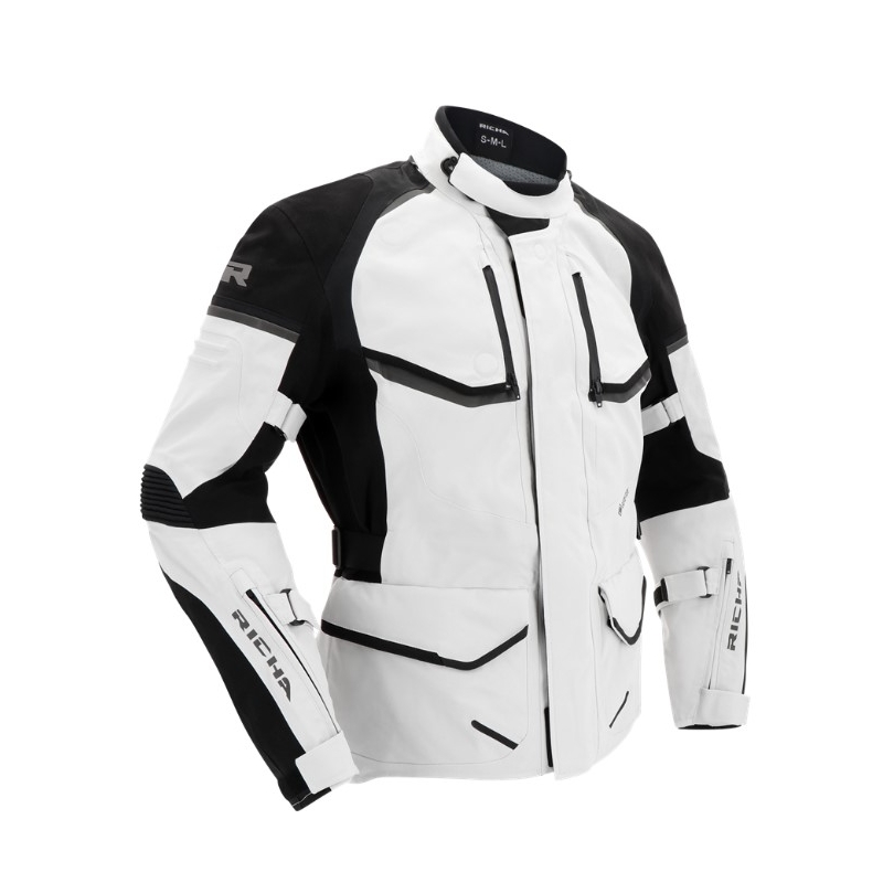 Motoristična jakna RICHA Atlantic 2 Gore-Tex black-grey - razprodaja