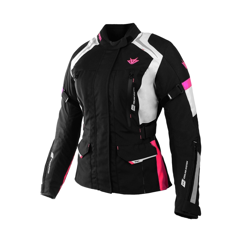 Ženska motoristična jakna RSA EXO 2 black-grey-pink razprodaja
