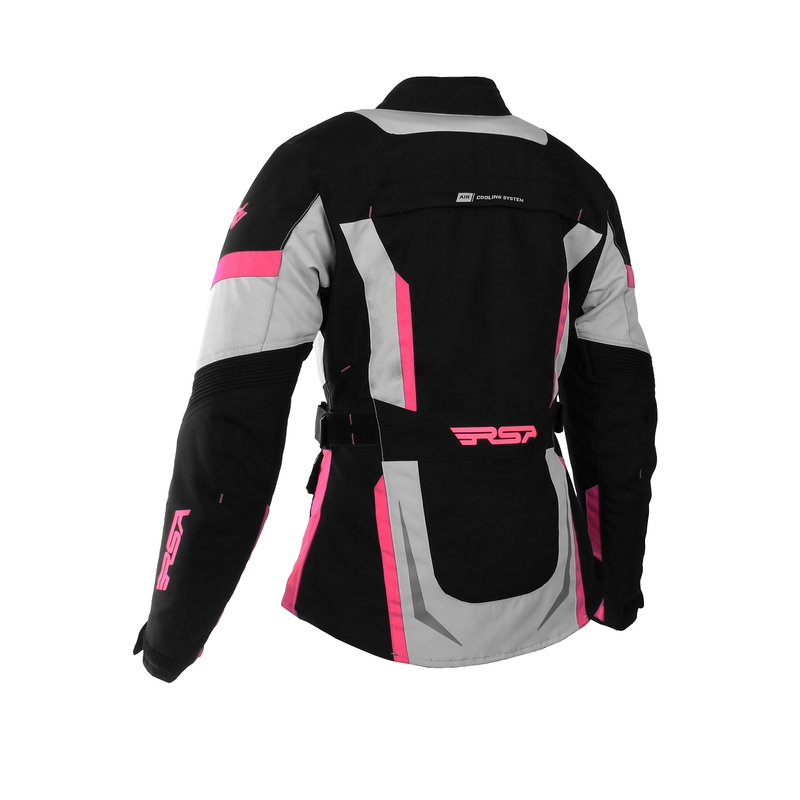 Ženska motoristična jakna RSA EXO 2 black-grey-pink razprodaja