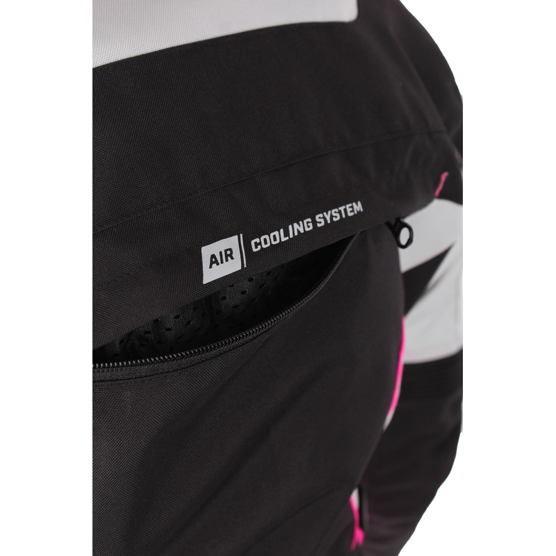 Ženska motoristična jakna RSA EXO 2 black-grey-pink razprodaja