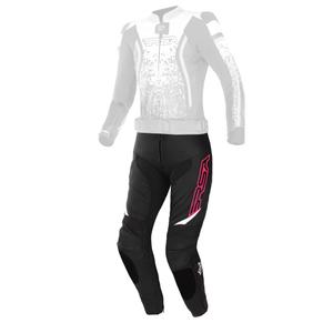 Ženske motoristične hlače RSA GT2 Black-White-Fluo Pink razprodaja