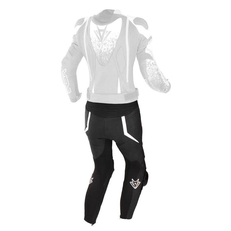 Ženske motoristične hlače RSA GT2 Black-White-Fluo Pink razprodaja