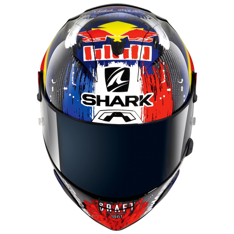 Integralna motoristična čelada SHARK Race-R Pro GP 06 Replica Zarco Chakra