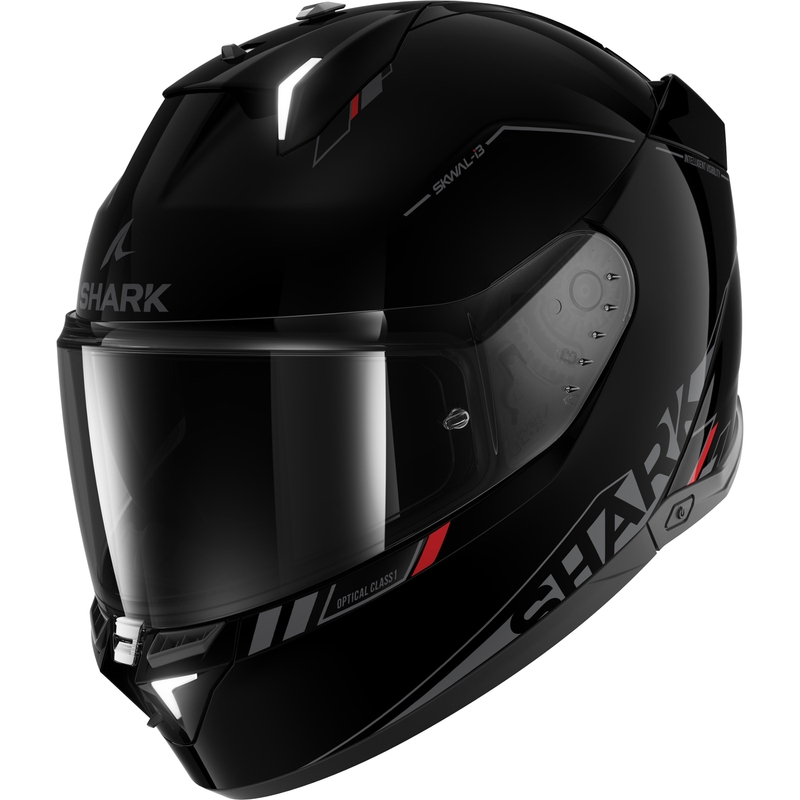 Integralna motoristična čelada SHARK Skwal i3 Blank SP črna sijajna