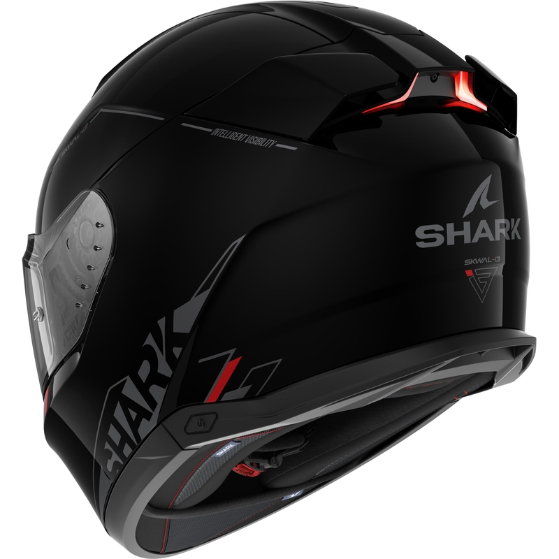 Integralna motoristična čelada SHARK Skwal i3 Blank SP črna sijajna