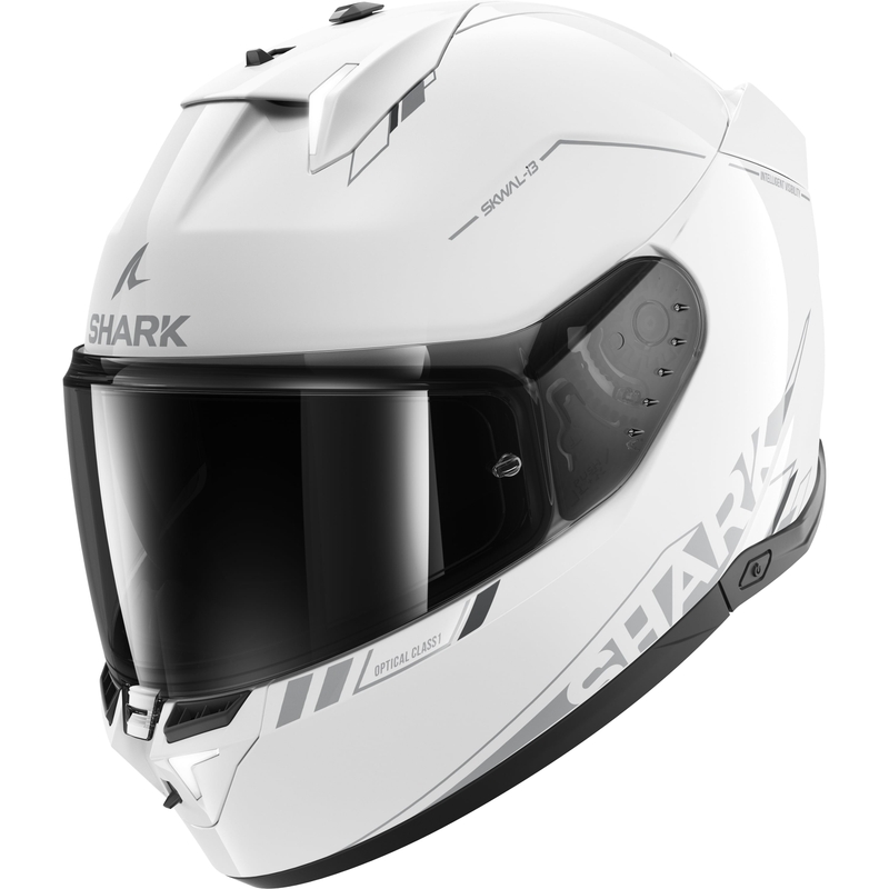 Integralna motoristična čelada SHARK Skwal i3 Blank SP bela sijajna