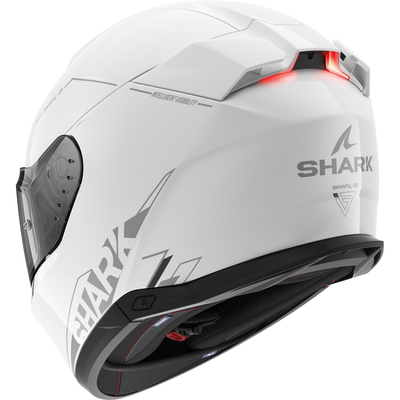 Integralna motoristična čelada SHARK Skwal i3 Blank SP bela sijajna