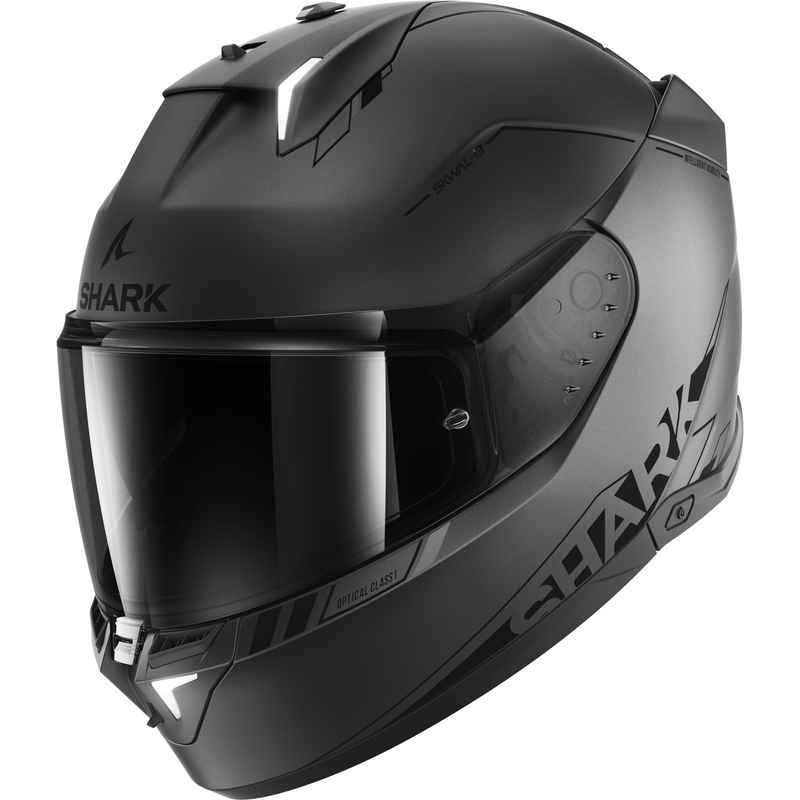 Integralna motoristična čelada SHARK Skwal i3 Blank SP siva mat
