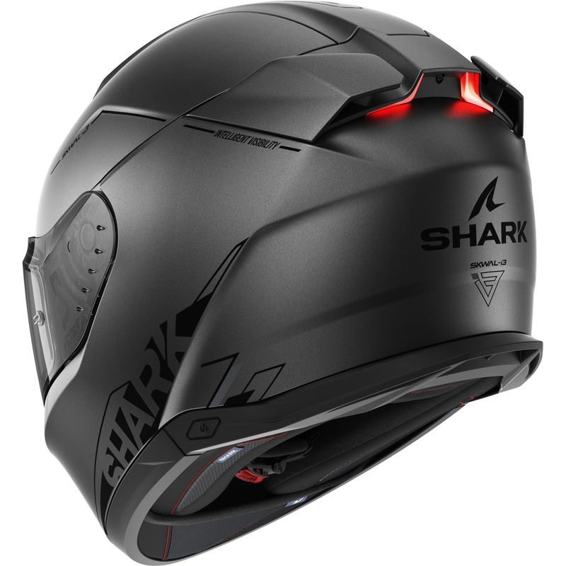 Integralna motoristična čelada SHARK Skwal i3 Blank SP siva mat
