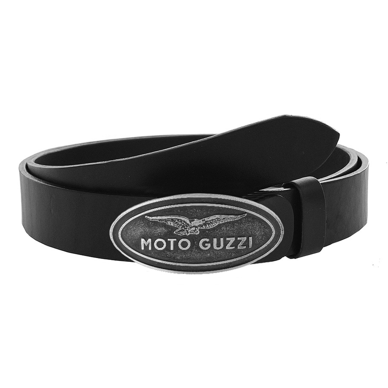 Usnjen moto pas z zaponko Moto Guzzi
