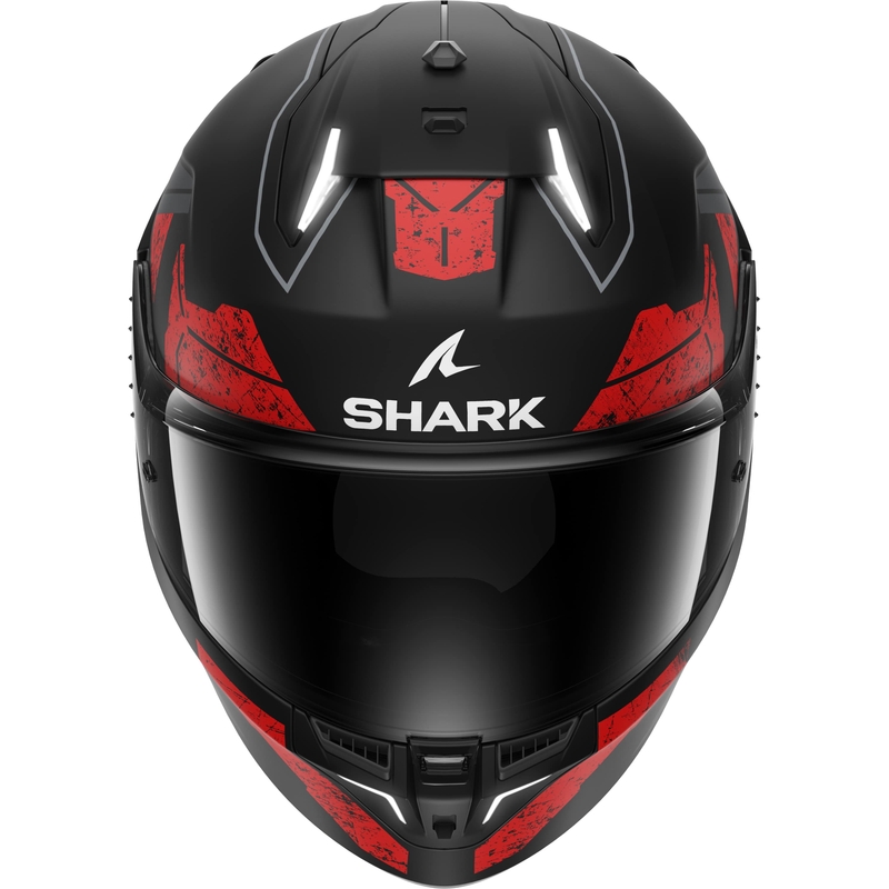 Integralna motoristična čelada SHARK Skwal i3 Rhad črna-siva-rdeča mat