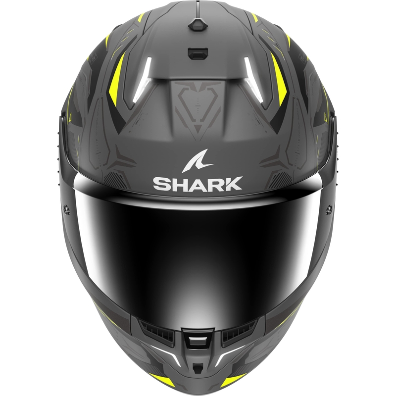 Integralna motoristična čelada SHARK Skwal i3 Linik sivo-rumena mat