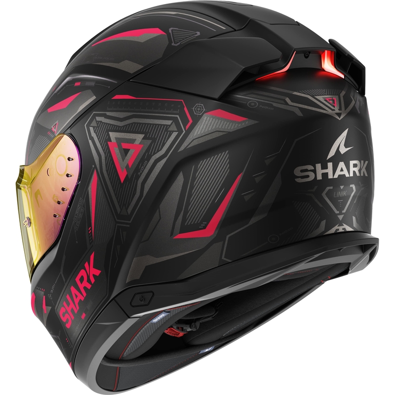 Integralna motoristična čelada SHARK Skwal i3 Linik black-grey-pink