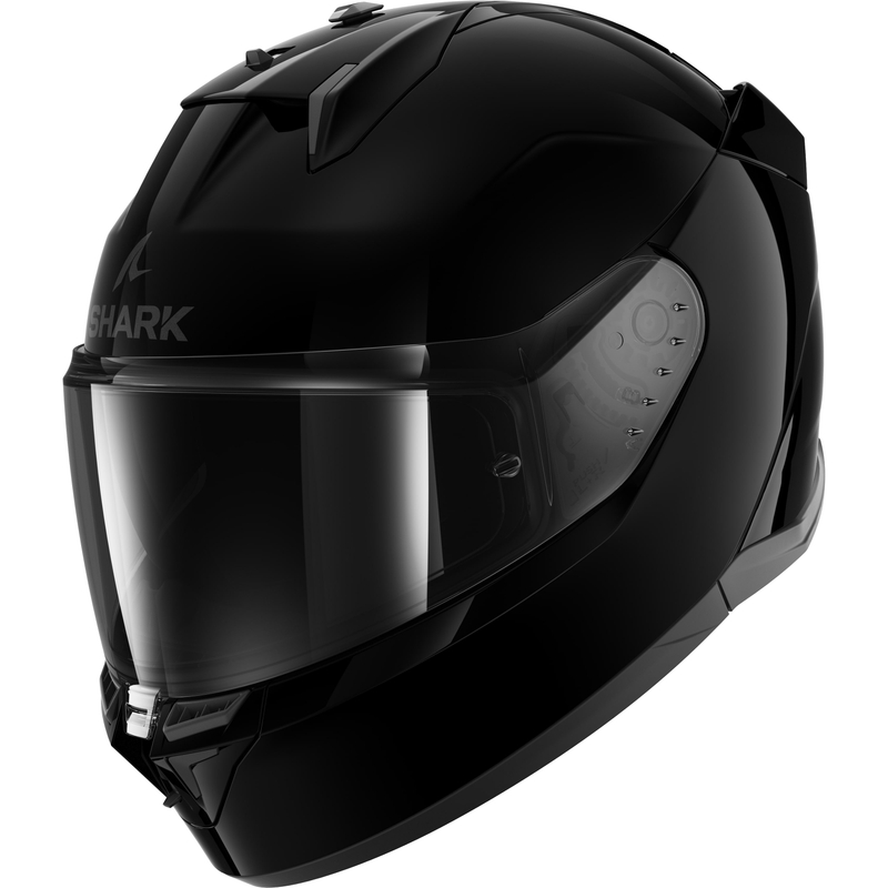 Integralna motoristična čelada SHARK D-SKWAL 3 Blank black glossy