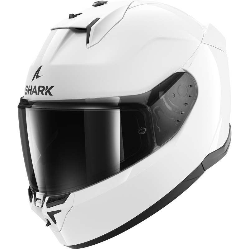 Integralna motoristična čelada SHARK D-SKWAL 3 Blank white glossy