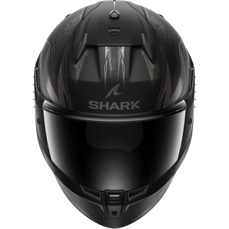 Integralna motoristična čelada SHARK D-SKWAL 3 Blast-R črno-siva mat