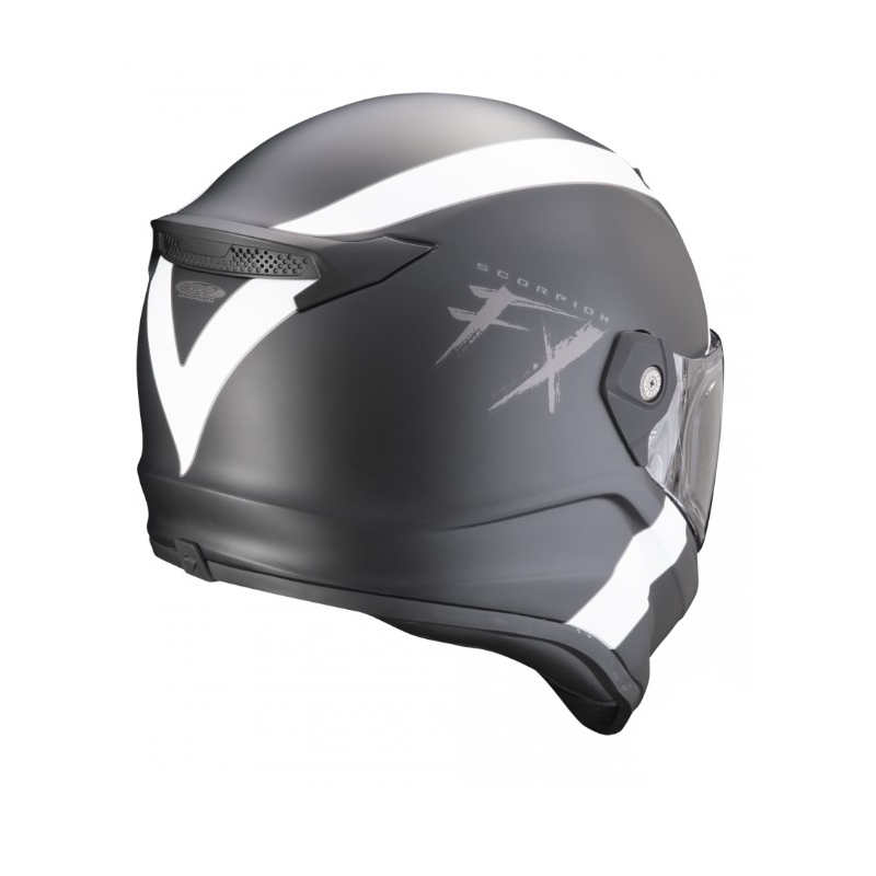 Motoristična čelada SCORPION COVERT FX GALLUS črno-bela