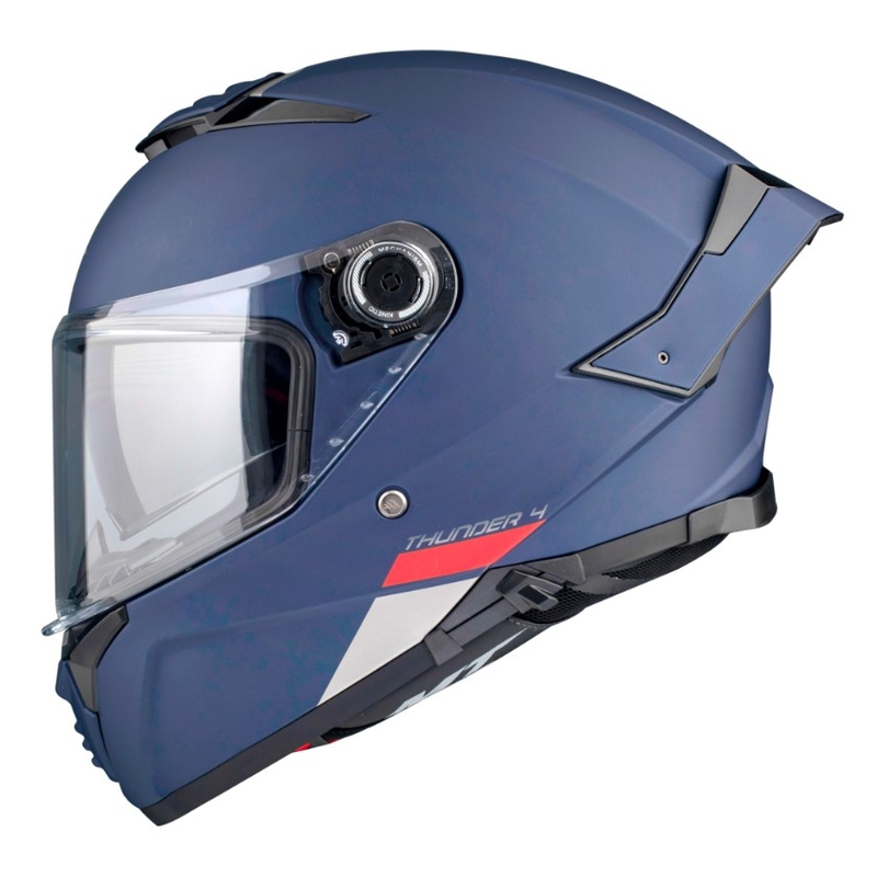 Integralna motoristična čelada MT FF118SV Thunder 4 SV modra mat razprodaja