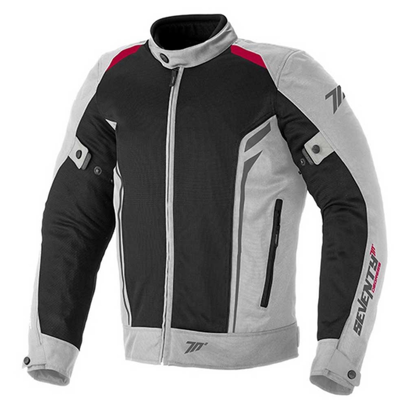 Motoristična jakna SEVENTY DEGREES SD-JT32 black-grey-red