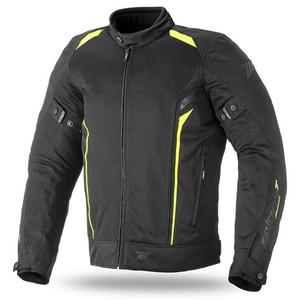 Motoristična jakna SEVENTY DEGREES SD-JT32 black-fluo yellow