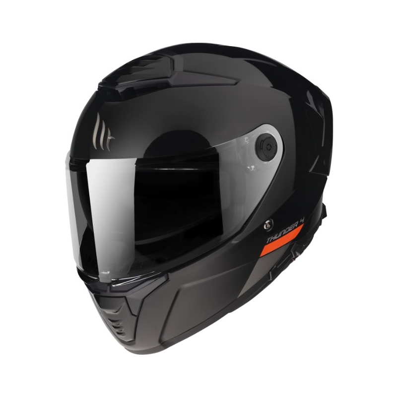 Integralna motoristična čelada MT FF118SV Thunder 4 SV črna sijajna