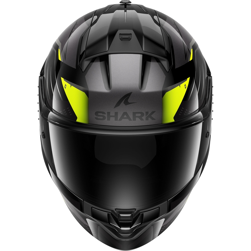 Integralna motoristična čelada SHARK RIDILL 2 BERSEK črno-sivo-fluo rumena