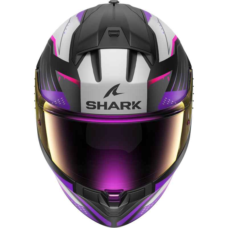 Integralna motoristična čelada SHARK RIDILL 2 BERSEK črna-siva-vijolična-rožnata