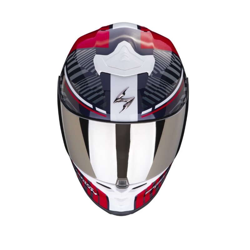Integralna čelada Scorpion EXO-R1 EVO Air Victory rdeče-modro-rumena