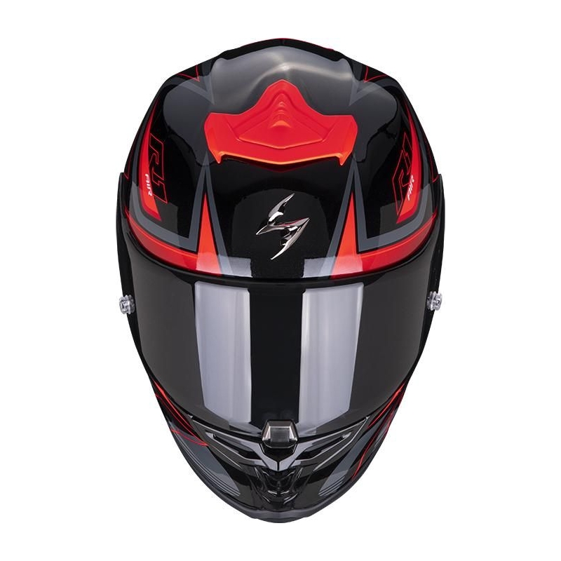 Integralna motoristična čelada Scorpion EXO-R1 EVO Air Gaz črno-rdeča