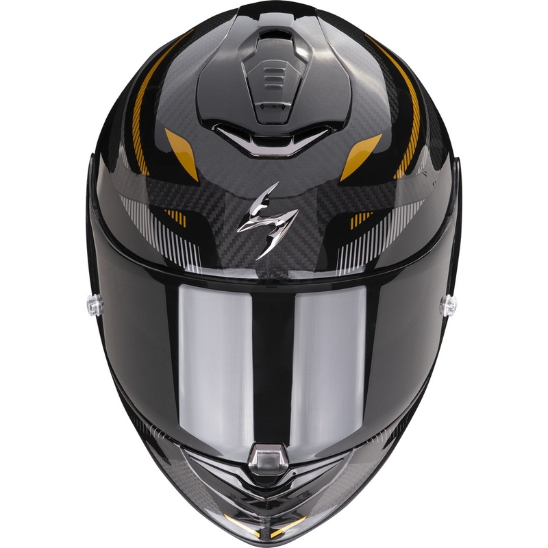 Integralna motoristična čelada Scorpion EXO-1400 EVO Carbon Air Kydra črno-zlata