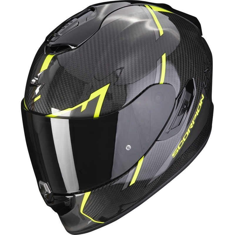 Integralna čelada Scorpion EXO-1400 EVO Carbon Air Kendal black-fluo yellow