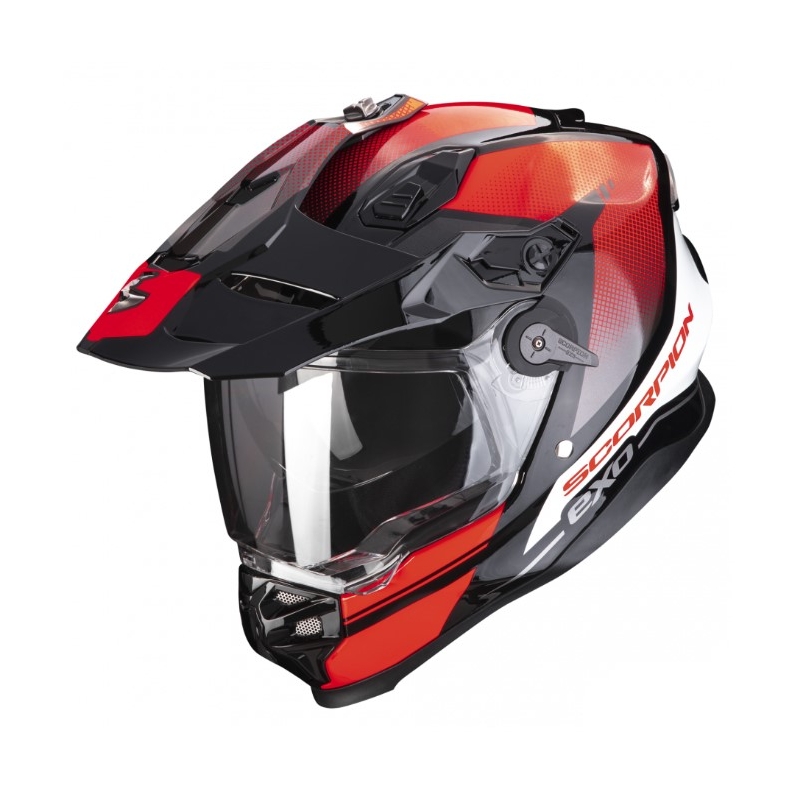 Motoristična čelada SCORPION ADF-9000 AIR Trail črno-rdeča razprodaja