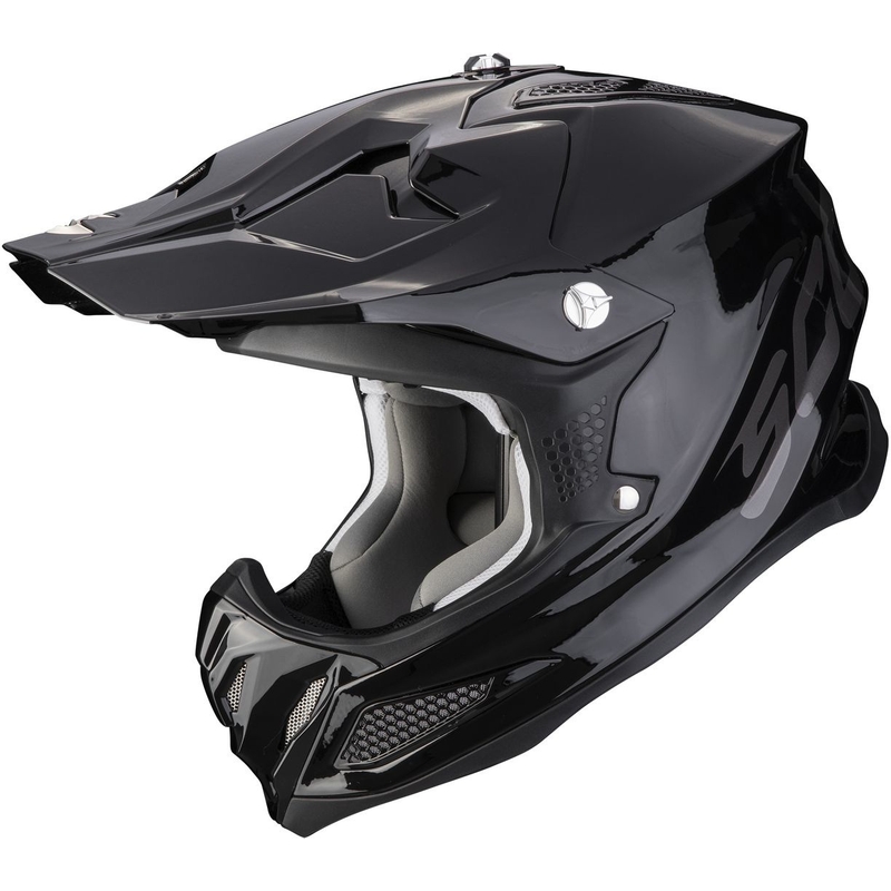 Motokros čelada Scorpion VX-22 Air Solid black