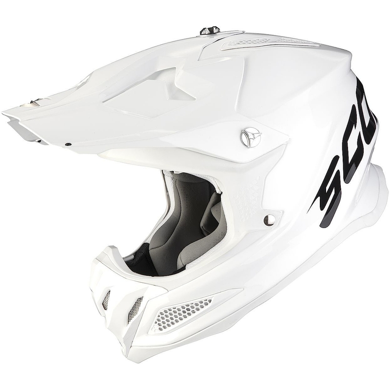 Motokros čelada Scorpion VX-22 Air Solid white